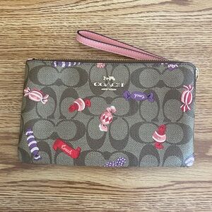 Coach Candy motif Wristlet NWOT
